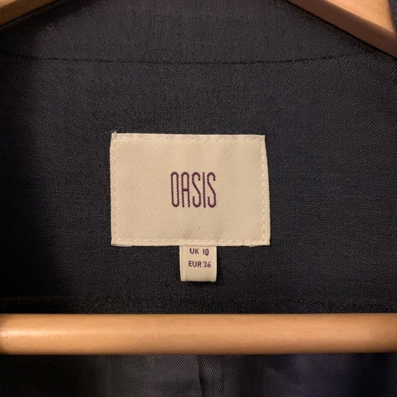 Oasis Long Gray Blazer/Jacket - Picture 2 of 3